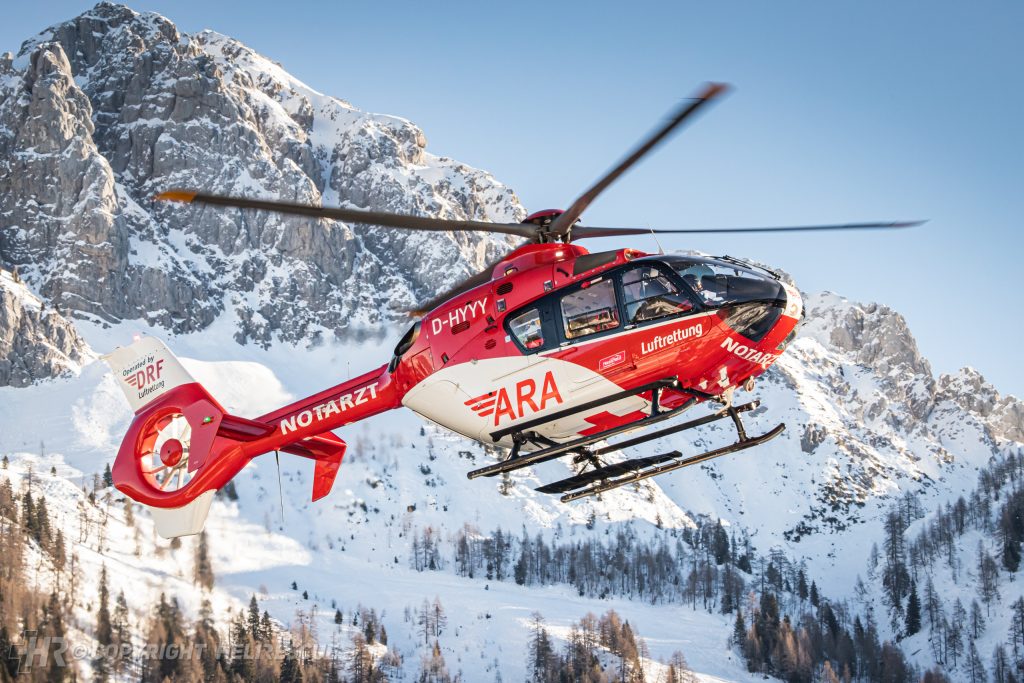 H135 der DRF Luftrettung als ARA-3